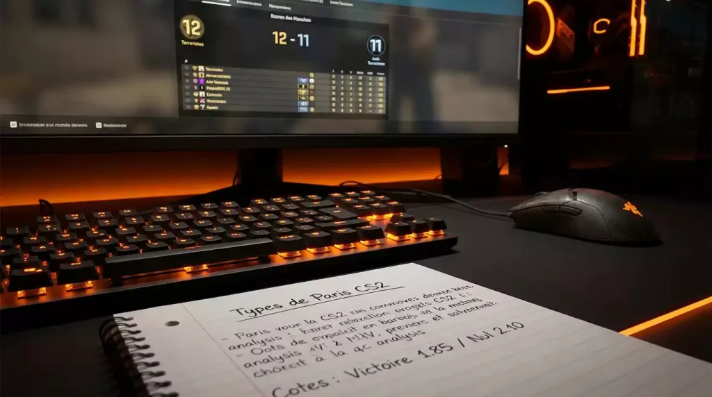 Guide complet des types de paris sur Counter-Strike 2
